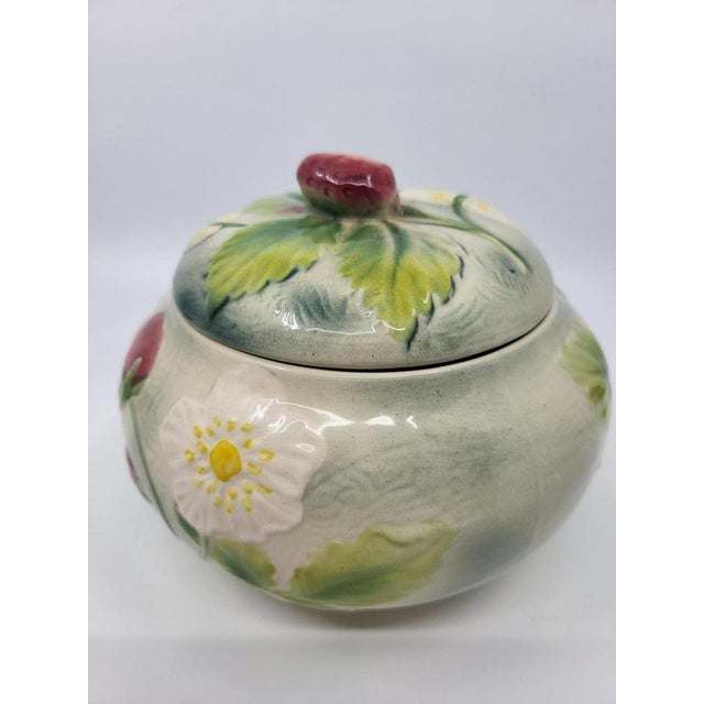 Slip Earthenware Box from Saint Clément For Sale - Image 3 of 9