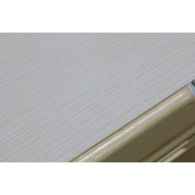 Hollywood Regency Mid 20th Century Hollywood Regency Bamboo Like End Tables - Pair For Sale - Image 3 of 9