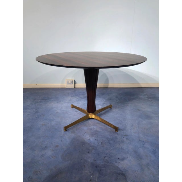 Wood Mid-Century Italian Rosewood Dining Table Attributed to Paolo Buffa, 1950s For Sale - Image 7 of 18