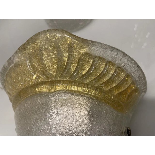 Murano Glass Sconces, 1970s, Set of 2 For Sale - Image 4 of 10