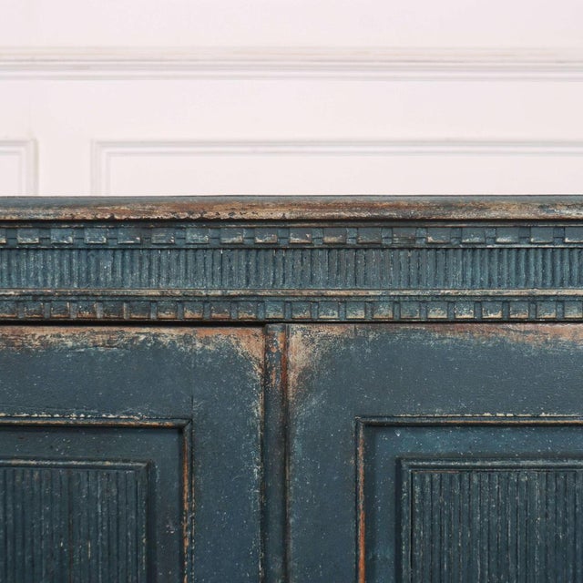 Black Small Swedish 2-Door Buffet, 1890s For Sale - Image 8 of 13