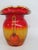 Mid-Century Modern Mid 20th Century Mid Century Modern Hand Blown Crackle Glass Amberina Handled Pitcher Jug Creamer 5082c For Sale - Image 3 of 17