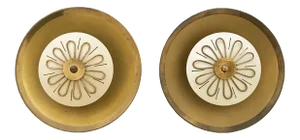 Mid-Century German Wall Lights or Flush Mounts from Wila, 1950s, Set of 2