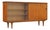 Long Teak Mid Century China Display Cabinet For Sale
