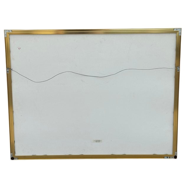 Metal Late 20th Century "L'Inspiration" by Alvar Suñol Signed & Framed Limited Edition Print For Sale - Image 7 of 10