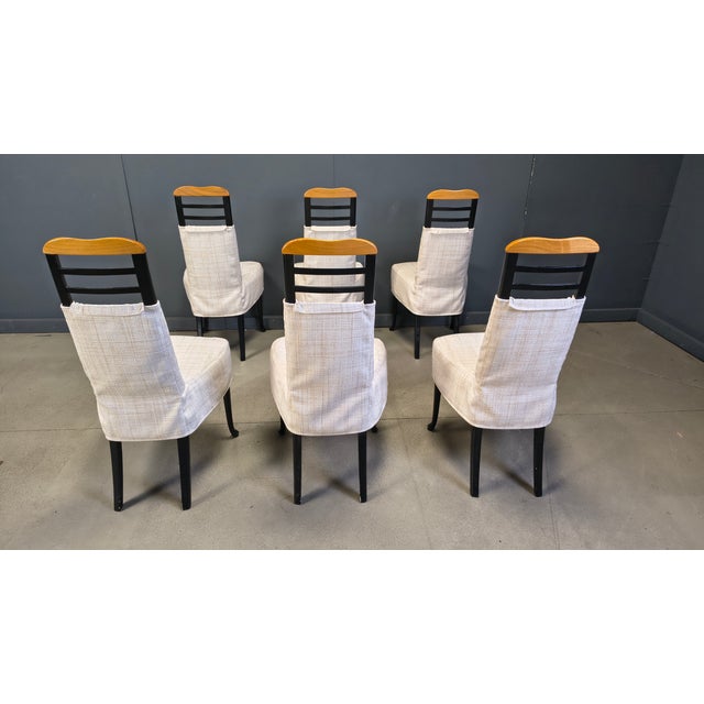 Vintage Dining Chairs from Giorgetti, 1970s, Set of 6 For Sale - Image 14 of 15
