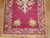 Zabihi Collection Stunning Raspberry Turkish Ghiordes Floral Carpet For Sale - Image 4 of 6