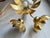 Vintage Floral Top Light Pendant Lamp in Brass and Chrome Steel, 1970s For Sale - Image 5 of 10
