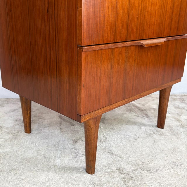 Brown Teak Tallboy Chest of Six Drawers from Austinsuite, 1960s For Sale - Image 8 of 16