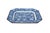 Vintage octagon-shaped blue and white floral plate by MCI Japan. Measuring 13 inches, the plate features a beautifully...
