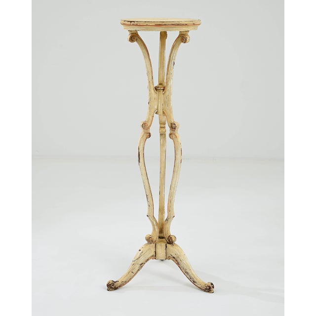 Wood 19th Century French Wood Patinated Pedestal For Sale - Image 7 of 11
