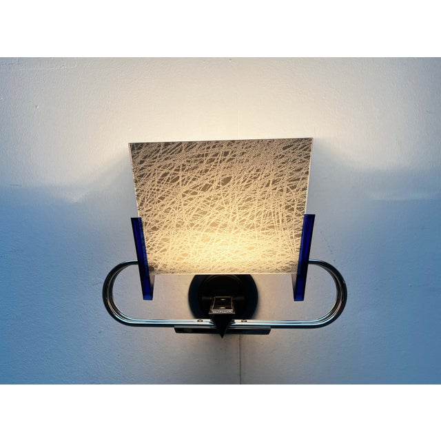 Postmodern Italian Model Murana Sconce by Perry A. King and S. Miranda for Arteluce, 1980s For Sale - Image 16 of 18