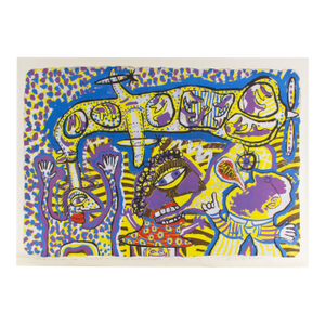 “Billy and Diane Miss a Beauty Oderiferous Flight Back to Indianapolis” Serigraph Print by Mark Buwinkle
