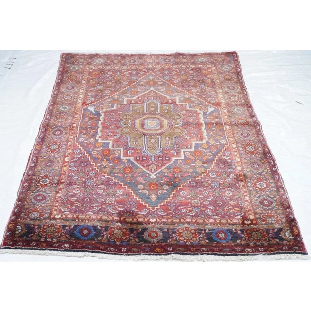 Vintage Bidjar Rug 3'11'' x 6'1'' For Sale - Image 9 of 10