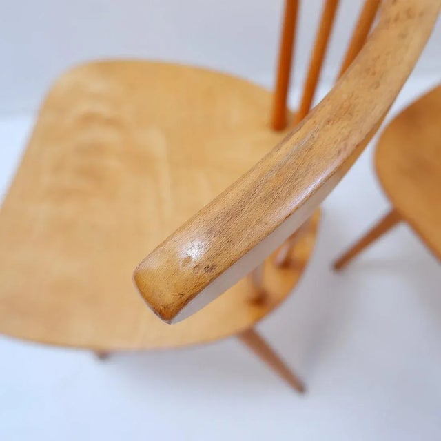Wood Vintage Scandinavian Chairs, 1960s, Set of 4 For Sale - Image 7 of 16