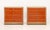 Pair of Tommi Parzinger for Charak Modern Chest of Drawers, circa 1950, mahogany with burnt orange leather wrapped drawers...