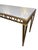 Metal 1960s Attributed to Paul M. Jones Neoclassical Style Bronze & White Marble Console Table, Usa, 1960s For Sale - Image 7 of 10