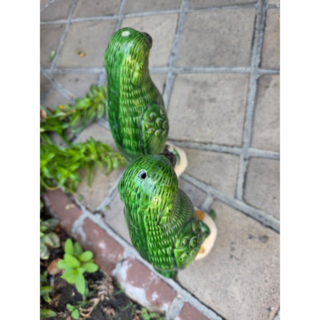 Chinese 1960s Chinese Parrot Roof Finials, Pair For Sale - Image 3 of 4