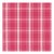 Schumacher Belize Plaid Fabric in Azalea For Sale
