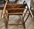 Antique Primitive Bentwood Arm Ladder Back Chair With Original Woven Splint Seat For Sale - Image 9 of 10