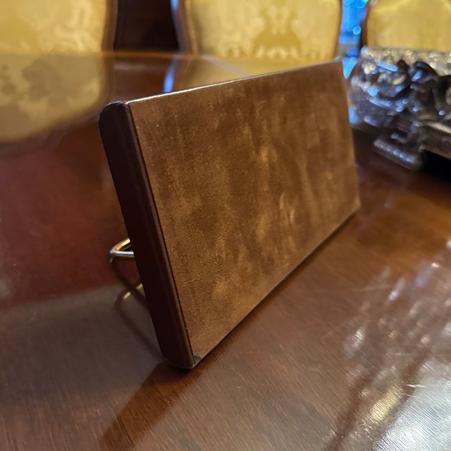Leather Desk Organizer For Sale - Image 4 of 4