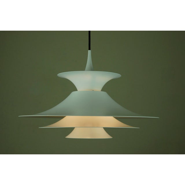 White Radius 1 Pendant Lamp by Eric Baslev for Fog and Mørup, 1960s For Sale - Image 14 of 14