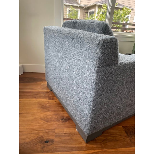 Rene Cazares Rene Cazares Blue Club Chairs For Sale - Image 4 of 15