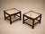 Pair of Brazilian Modern Stools in Rosewood, Cane, and Olive Mohair Cushions — Liceu De Artes, 1960s For Sale - Image 9 of 18