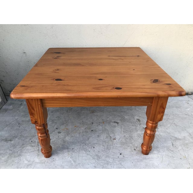 Pine Coffee Table, 1970s For Sale - Image 3 of 18