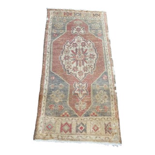 Turkish Yastik Rug 1'10" x 3'7" For Sale