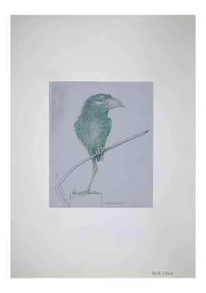 Leo Guida, Bird, Drawing, 1970