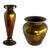 Early 20th Iridescent Handblown Heart & Vine Vase Set by Imperial For Sale