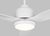 Modern Visual Comfort Fan Avila 54" LED Ceiling Fan in Matte White For Sale - Image 3 of 9