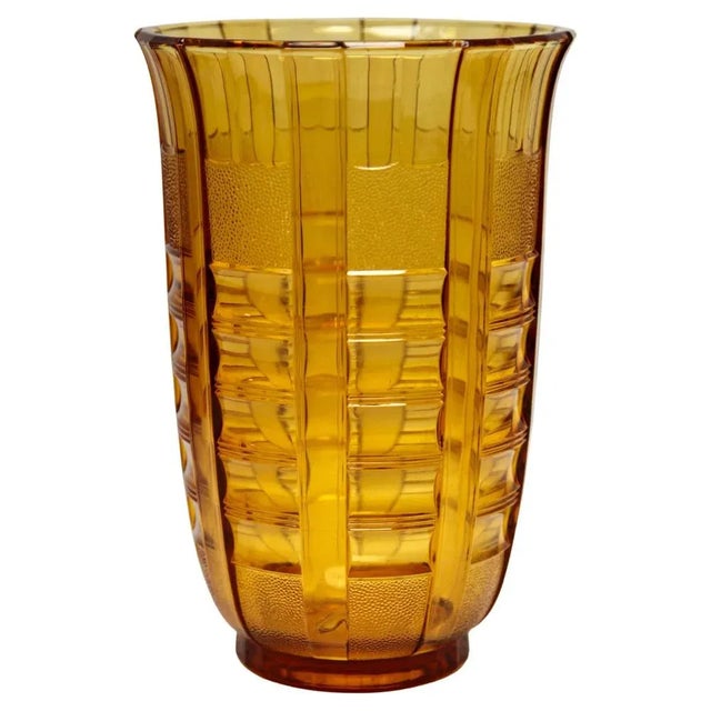 Art Deco Luxval No 941 Vase from Val Saint Lambert, 1934 For Sale - Image 9 of 9
