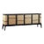 Deco Black & Cane Sideboard For Sale