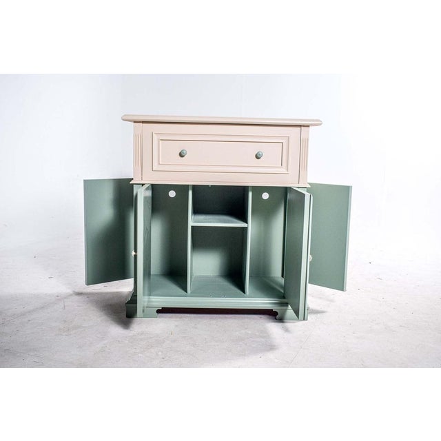 Antique Wood TV Cabinet in Shabby Chic Style, 1960 For Sale - Image 6 of 15