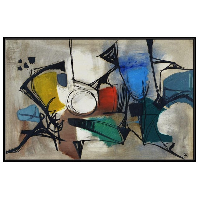 Message us to inquire about custom framing options! (Included for free with every purchase) The artwork here, "Composition...