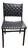 Andrianna Shamaris Modern Chair Series Single Backed Leather Woven Chair For Sale