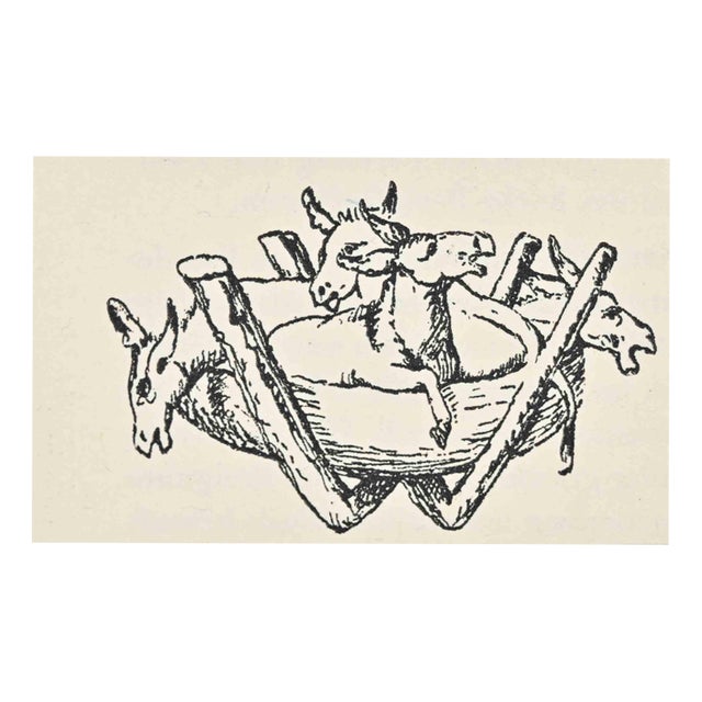 Otto Hupp, Illustration for Jew's Harp and Flute: New Verse-Zincography, 1907 For Sale