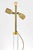 Italian Brass and Acrylic Glass Table Lamp by Corinne Halna, 1970s For Sale - Image 4 of 8