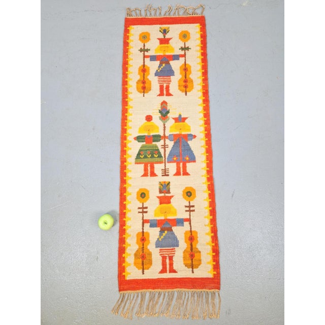 Textile Vintage Chapel Kilim by Maria Domanska for Wawel Broste Kobe, Denmark, 1960s For Sale - Image 7 of 10