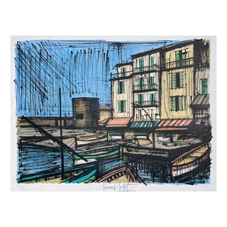 Bernard Buffet, The Fishing Port, 1979, Lithograph For Sale