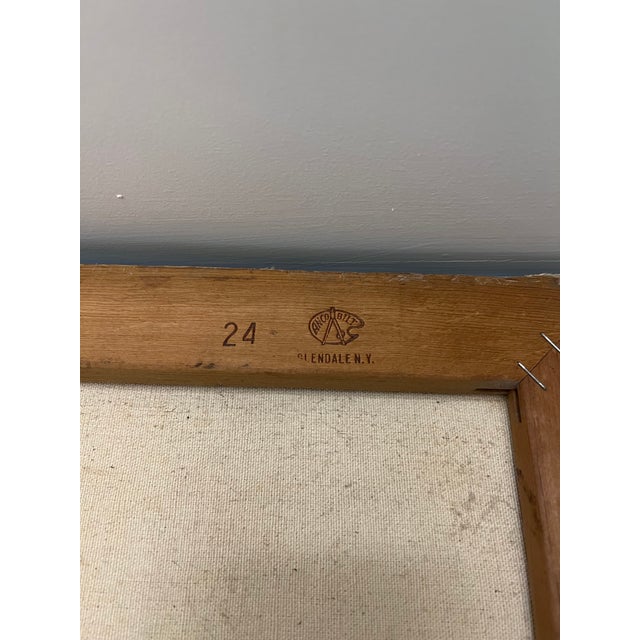 Paint 1970s "Susan #7" Surrealist Figurative Female Painting For Sale - Image 7 of 10