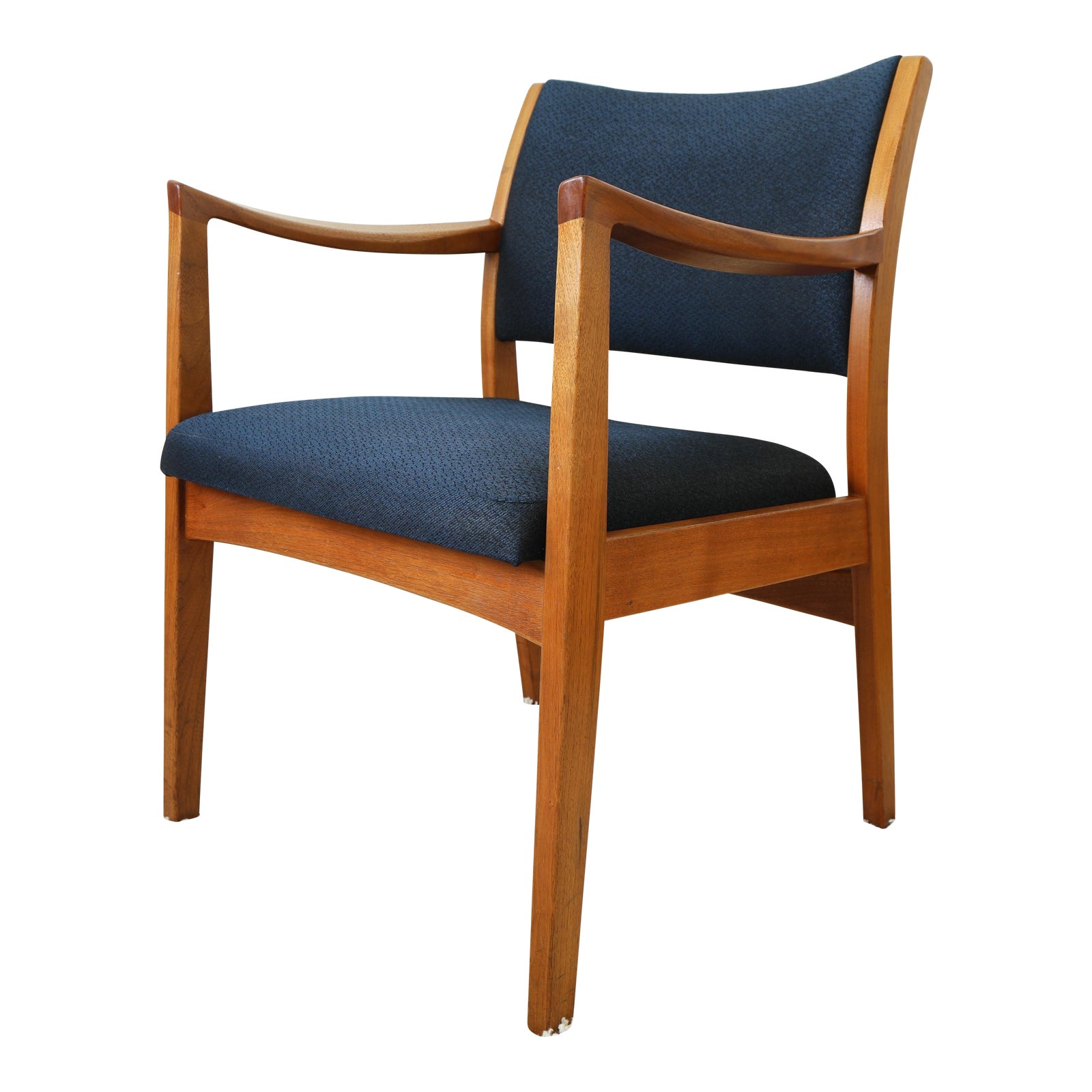 Vintage Mid Century Modern Walnut Arm Chair Chairish