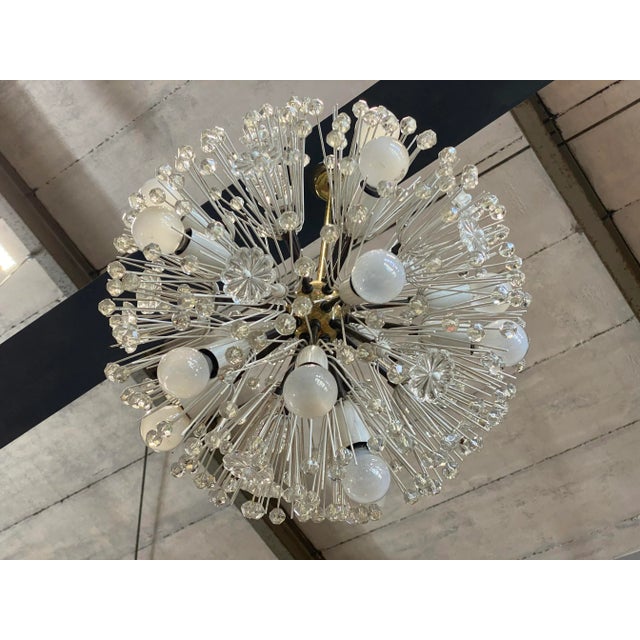 Rupert Nikoll Mid-Century Sputnik Snowball Chandelier by Emil Stejnar for Rupert Nikoll, 1950s For Sale - Image 4 of 16