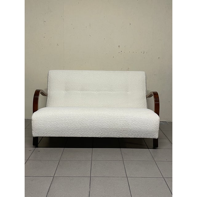 Two-Seater Sofa, Italy, 1940s For Sale - Image 9 of 18