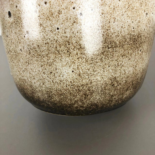 Ceramic Large German Fat Lava Floor Vase from Scheurich, 1970s For Sale - Image 7 of 11