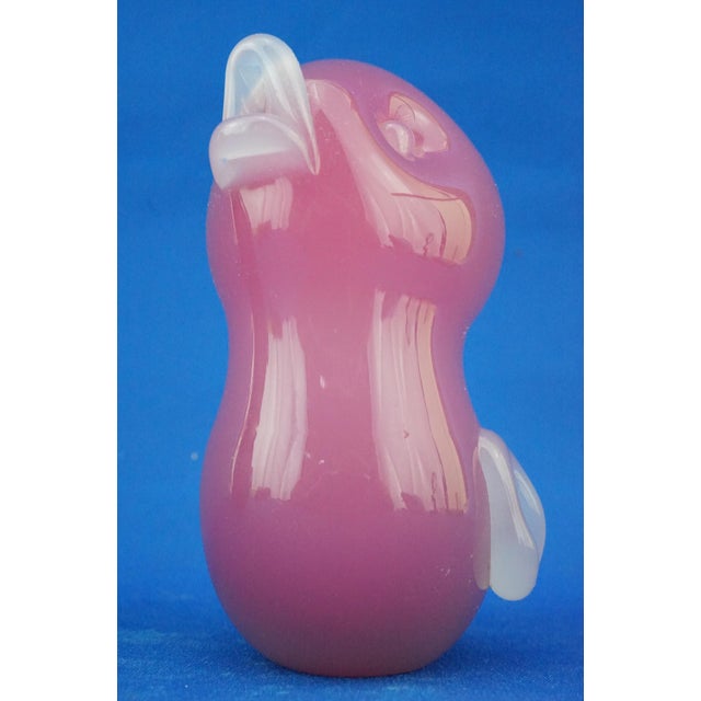 Pink Opaline Sommerso Glass Duckling from Seguso, Murano, Italy, 1950s For Sale - Image 12 of 18