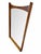 Mid-Century Modern Mid-Century Modern Walnut & Rosewood Mirror For Sale - Image 3 of 4