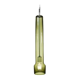 Visor Pendant Light from the Flashlight Collection in Moss For Sale